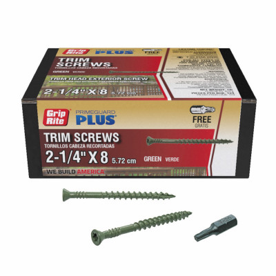 2-1/4X8 PGP GRN SCREW