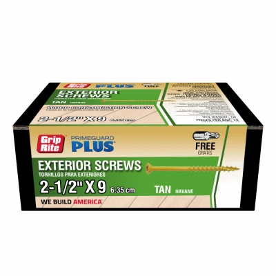 Grip-Rite 2-1/2 in. X #9 exterior screws
