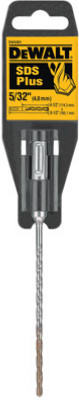 Carbide SDS Plus Hammer Bit, 5/32 x 4-1/2 x 6-1/2 In.