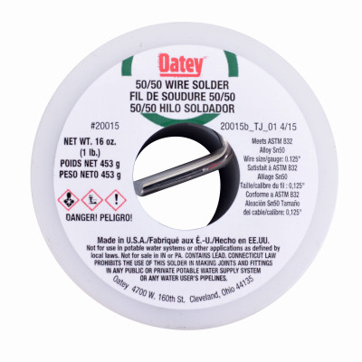 Oatey  1 lb. 50/50 Wire Solder