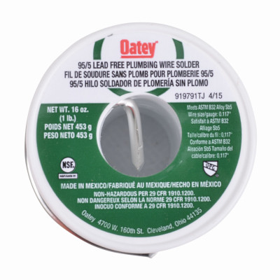 Oatey  1 lb. 95/5 Wire Solder