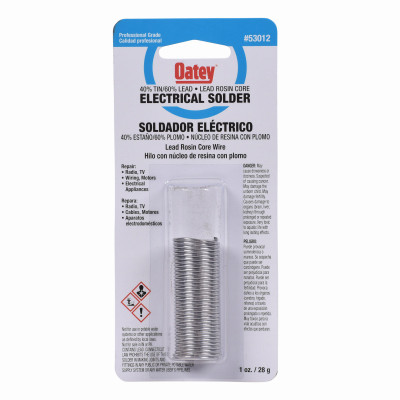 Oatey  1 oz. 40/60 Rosin Core Solder