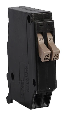 Cutler Hammer Tandem Single-Pole Circuit Breaker, 20A