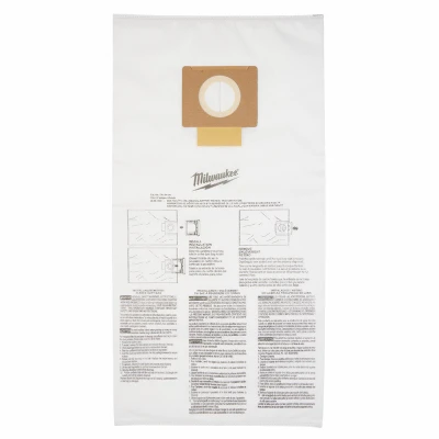 Dust Bags for M18 Fuel Wet/Dry Vac, 9 Gallon, 5-Pk.