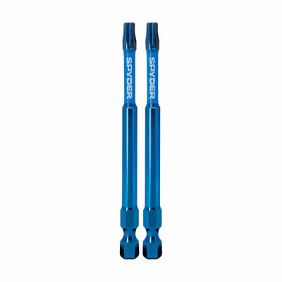 T25 Mach-Blue Torx Impact Driver Bits, 3-1/2 In., 2-Pk.