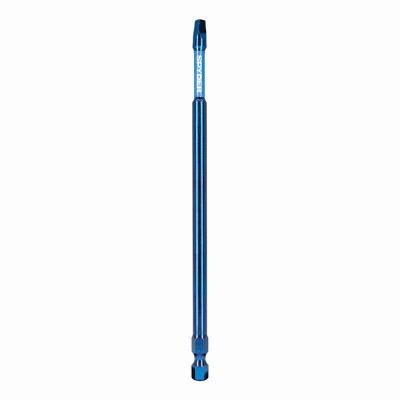 SQ2 Mach-Blue Square Impact Driver Bit, 6 In.