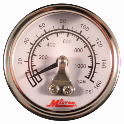 High Pressure Gauge, Mini, 1/8 In. NPT