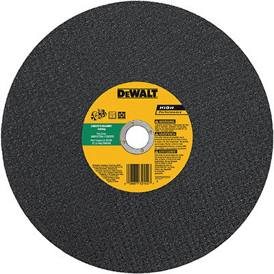 High Speed Mason Concrete Cutting Wheel, 20 mm Arbor, 14 In.