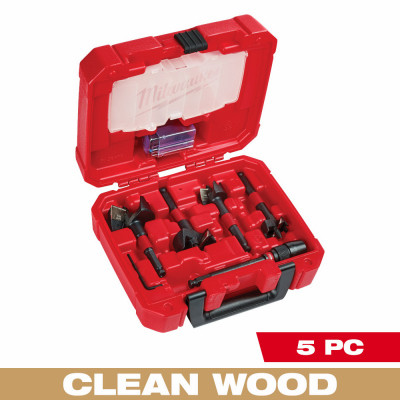 5-Pc. Switchblade Selfeed Bit Plumbers' Kit