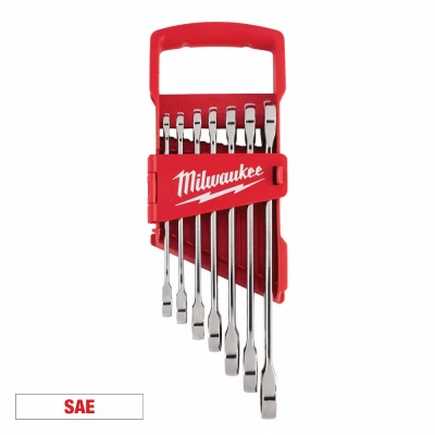 7-Pc. Ratcheting Combination Wrench Set, SAE