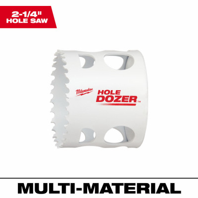 Hole Dozer Hole Saw, Bi-Metal, 2-1/4 In.