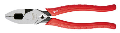 High Leverage Lineman's Pliers With Crimper, Comfort Grip, 9 In.