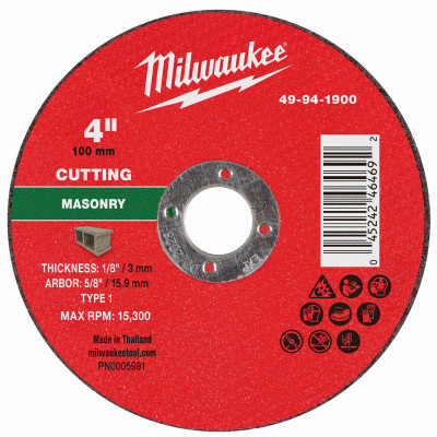 4" Masonry CutOff Wheel