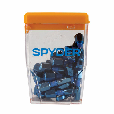 SQ2 Mach-Blue Square Impact Driver Bits, 1 In., 25-Pk. Case