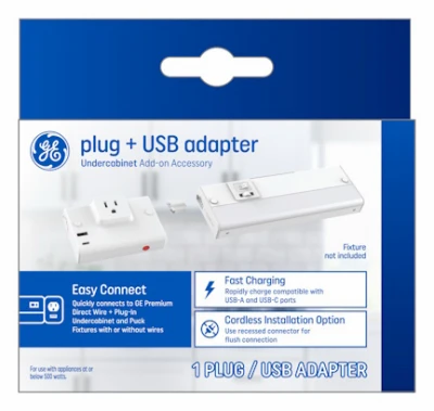 Plug + USB Adapter