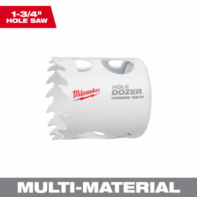 Hole Dozer Hole Saw, Carbide Teeth, 1-3/4 In.