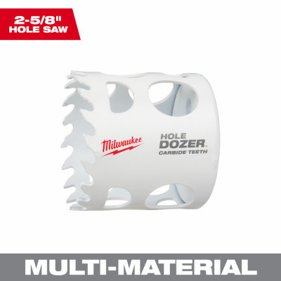 Hole Dozer Hole Saw, Carbide Teeth, 2-5/8 In.