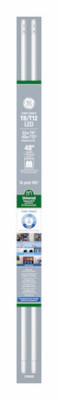 LED Tube Light Bulbs, Linear Type A, T8 or T12, Medium Bi-Pin, Color Select, 15 Watt, 48 In., 2-Pk. (6 pieces)