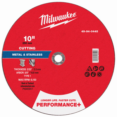 10" MTL CutOff Wheel