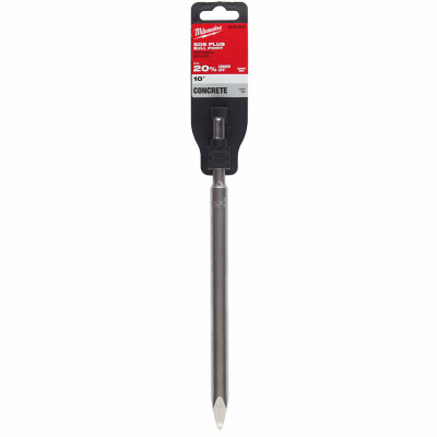 SDS Plus Bull Point Chisel Bit, 10 In.