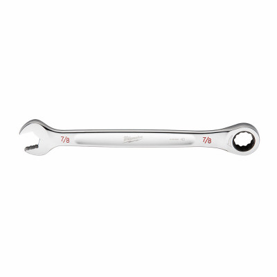 Ratcheting SAE Combination Wrench, 7/8 In.