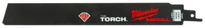 Sawzall The Torch Reciprocating Saw Blade, Diamond Grit, 9 In.