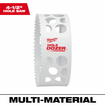 Hole Dozer Hole Saw, Bi-Metal, 4-1/2 In.