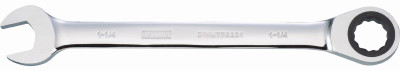 SAE Ratcheting Combination Wrench, Long-Panel, 1-1/4 In.
