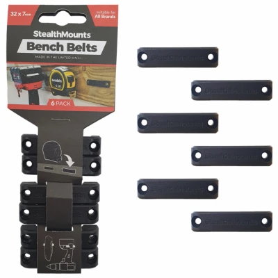 Bench Belt Tool Mounts, 6-Pk.