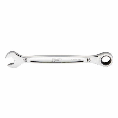 Ratcheting Metric Combination Wrench, 15 mm