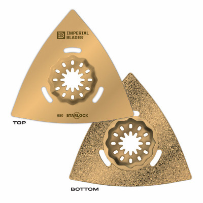 Starlock Carbide Grit Triangle Rasp for Oscillating Multi-Tool, 3-1/8 In.