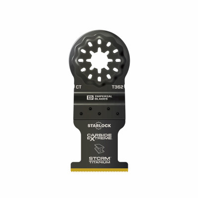 Starlock Carbide Extreme Storm Titanium Metal Oscillating Multi-Tool Blade, 1-3/8 In.