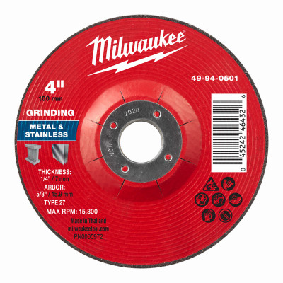 4" MTL Grinding Wheel