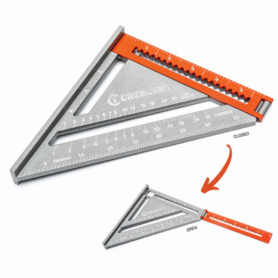EX6 Extendable Layout Square, Aluminum