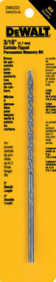 Percussion Drill Bit, 3/16 x 6 In.