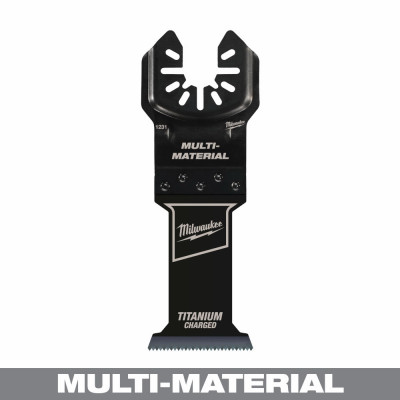 Open-Lok Oscillating Multi-Tool Blade, Titanium Charged Bi-Metal, 1-3/8 In.