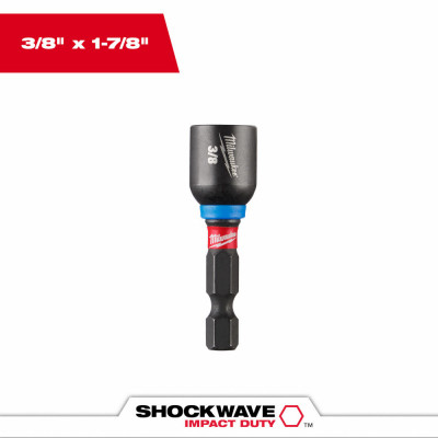 Shockwave Impact Duty Nut Driver, Magnetic, 1-7/8 x 3/8 In.