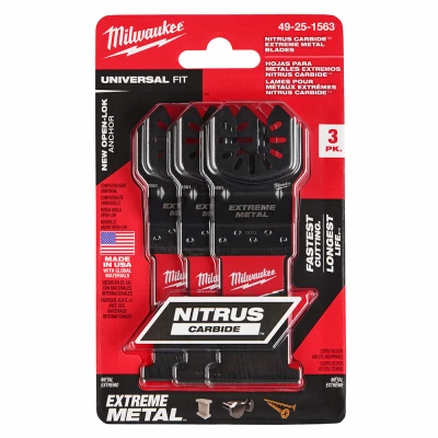 Open-Lok Oscillating Multi-Tool Blade, Metal-Cut Nitrus Carbide Teeth, 3-Pk.