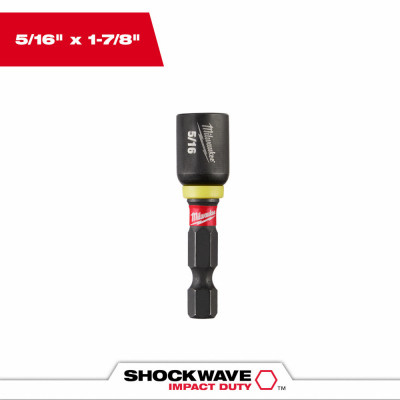 Shockwave Impact Duty Nut Driver, Magnetic, 5/16 x 1-7/8 In. (10 pieces)