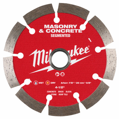 Masonry & Concrete Cutting Diamond Grinder Blade, Segmented, 4-1/2 In.