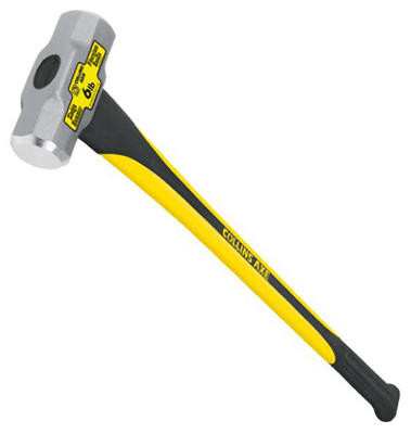 6 Lb. Sledge Hammer, 34 In. Fiberglass Handle