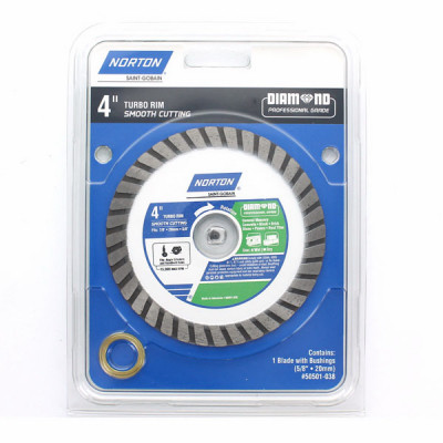 Turbo Diamond Saw Blade, 4-In.
