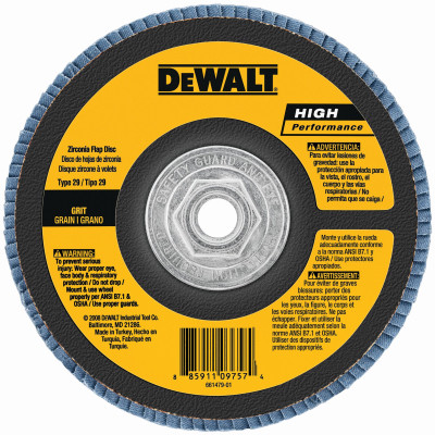 Hp Flap Disc, Type 29, 6 In.