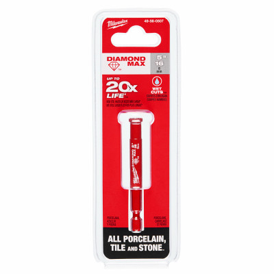 Diamond Max Hole Saw Bit, Diamond Grit, 5/16 In.