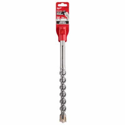SDS Max 4-Cutter Rotary Hammer Drill Bit, 1 x 13 In.