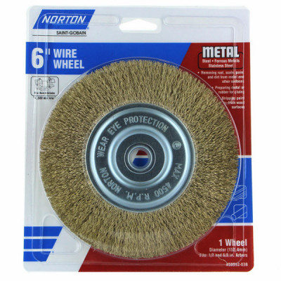 Coarse Wire Wheel, 6 In.