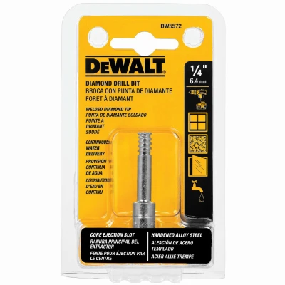 Diamond Tip Tile Drill Bit, 1/4 In.