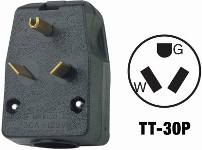 30A ANGLE PLUG
