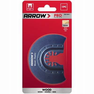 FastCut Wood Segment Oscillating Tool Blade, 3-1/2-In.