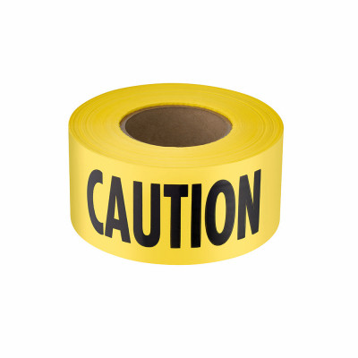 Yellow Barricade Caution Tape, 3 x 1000 Ft.